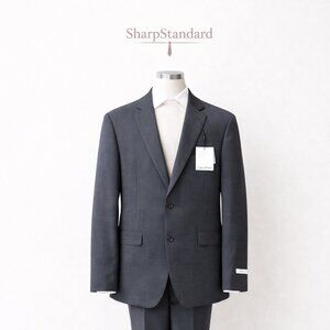 Calvin Klein 2-Piece Suit Grey 100% Wool Size 42R / 35W NWT